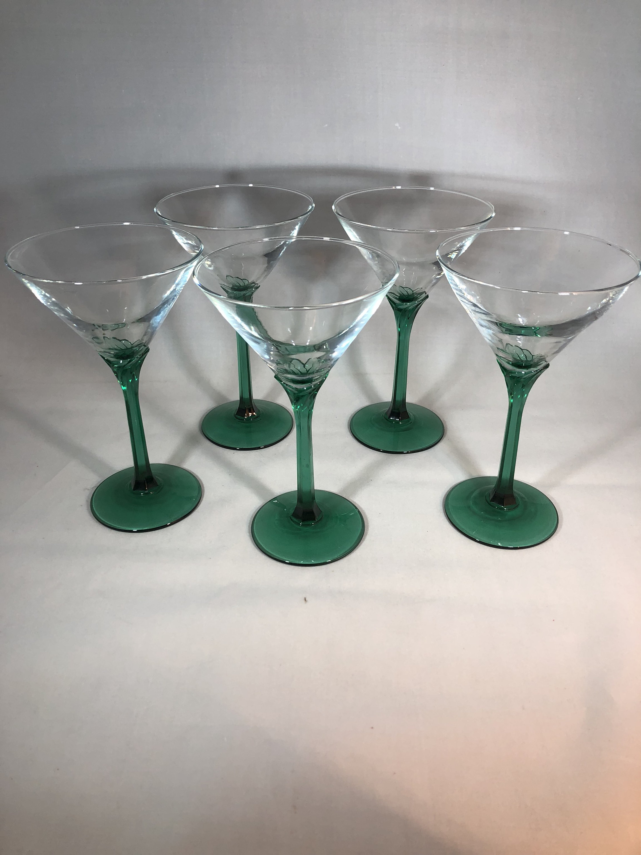 Vintage Libbey Domain Martini Glasses Etsy