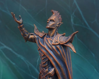 Nerevar Indoril statue figurine. . Ready to ship. A good gift for a Morrowind fan.