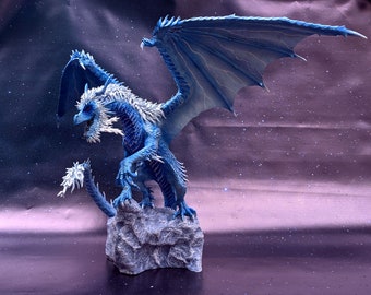 Figurine of the Dragon Avizandum Under the Order. Large Handmade