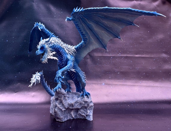 Figurine of the Dragon Avizandum Under the Order. Large Handmade