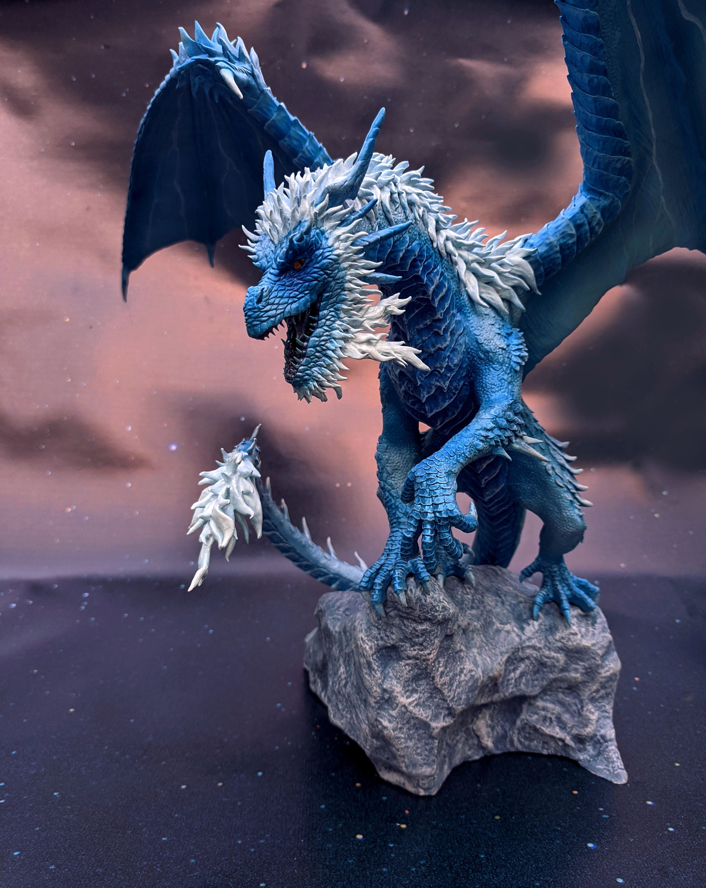 Figurine of the Dragon Avizandum Under the Order. Large Handmade