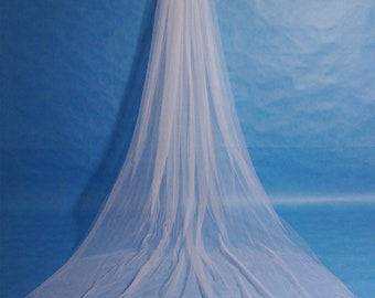 2 Layer Cut Edge Wedding Veil Simple Bridal Veil 300 cm(118") Cathedral Veil Wedding Accessories Veils