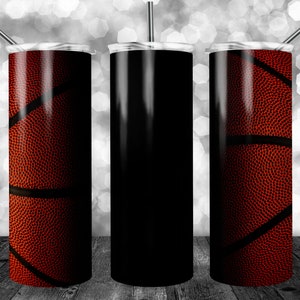 20 oz SKINNY Tumbler Design | Basketball background  | Personalized | Digital Download | Sublimation image | png file