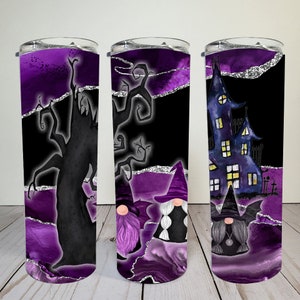 Halloween Zwerge | Digitaler Download | Sublimation | 20 g Skinny Tumbler | Wasserrutsche | Png