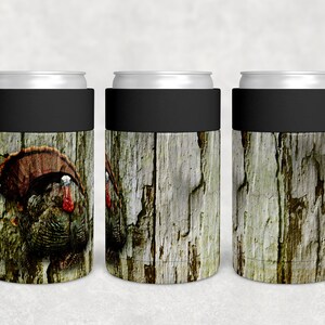 Turkey in Woods | Regular Can Cooler | Digital Download | Waterslide | Sublimation
