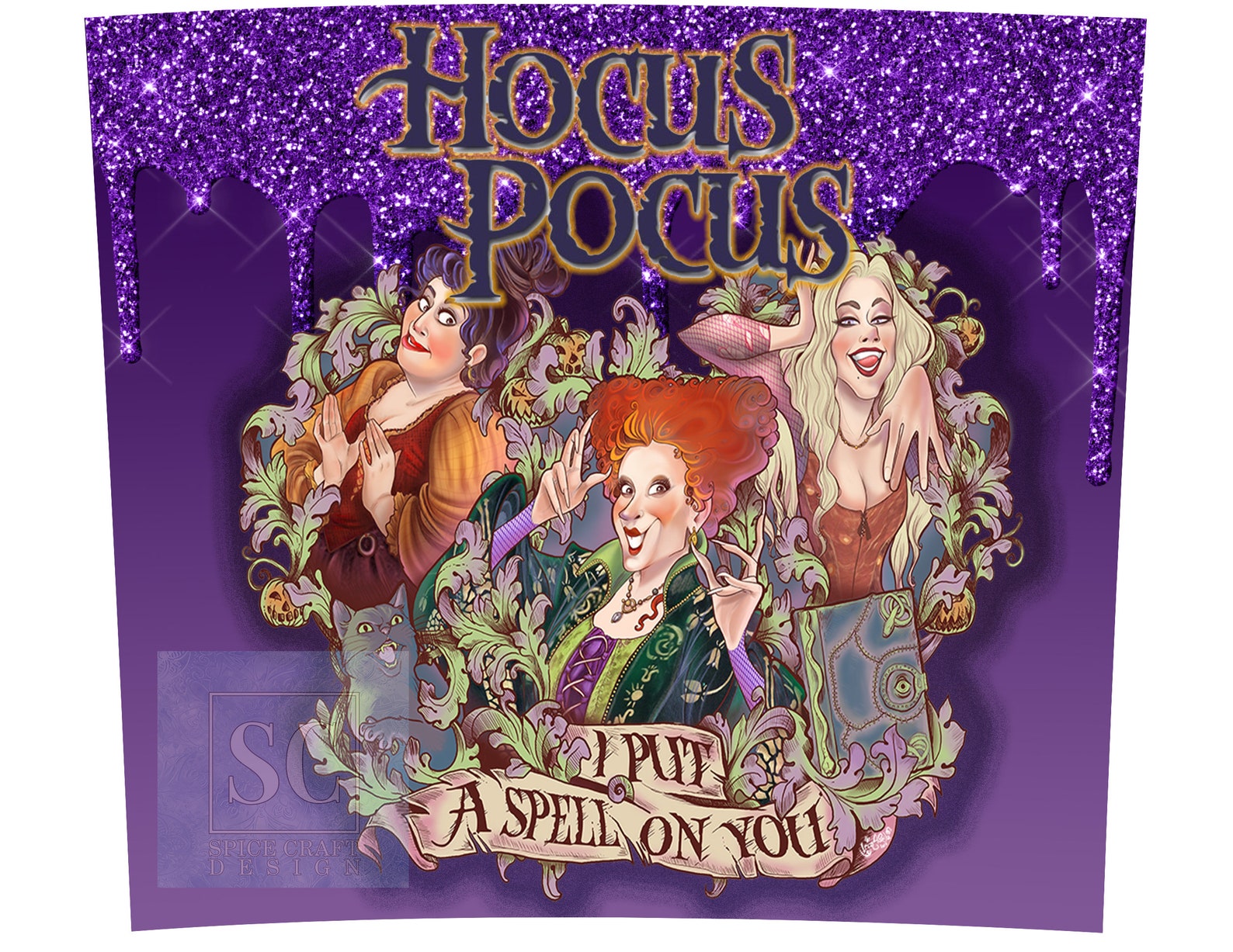Hocus Pocus Digital Download Sublimation 20 oz Skinny | Etsy