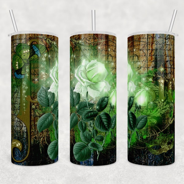Want to dance with the green fairy?  Absinthe euphoria   | 20 oz Skinny Tumbler Wrap | Digital Download | Sublimation | png file