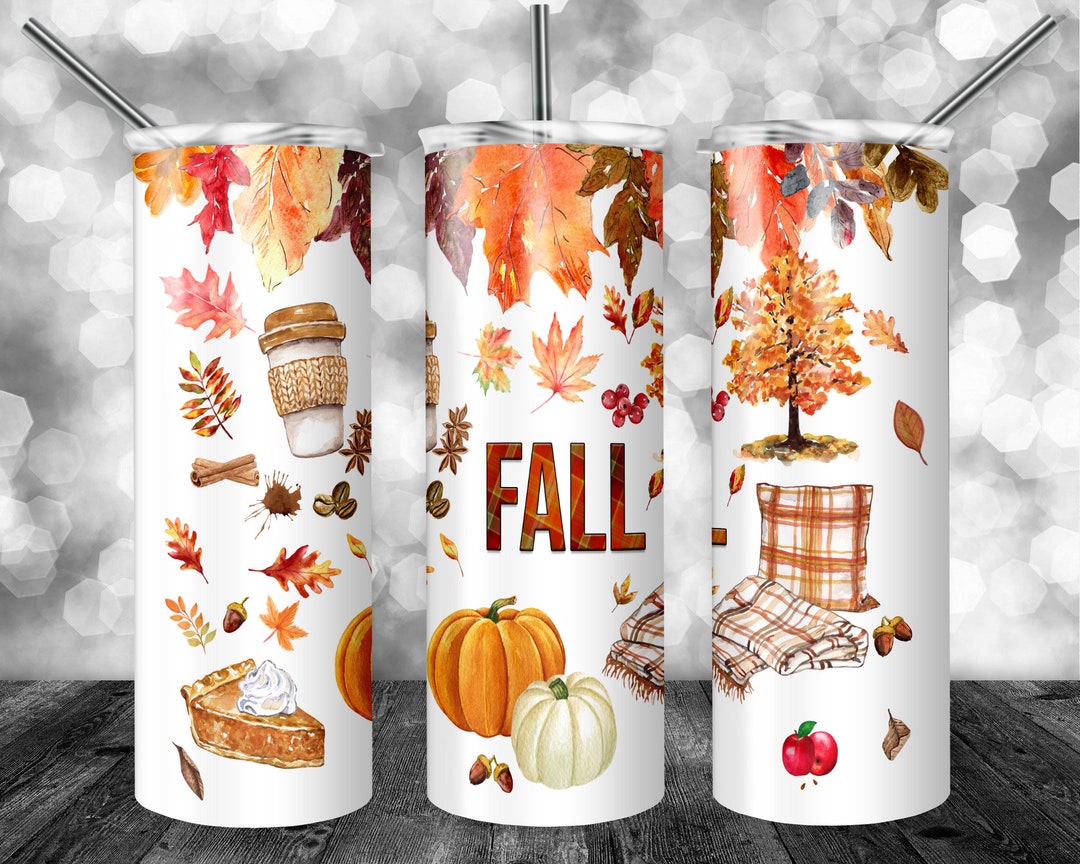 20 Oz SKINNY Tumbler Design | Fall Favorites | Pumpkin Spice, Plaid ...