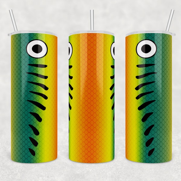 Fishing Lure | 20 and 30 oz Skinny Tumbler Wrap | Digital Download | Sublimation | png file