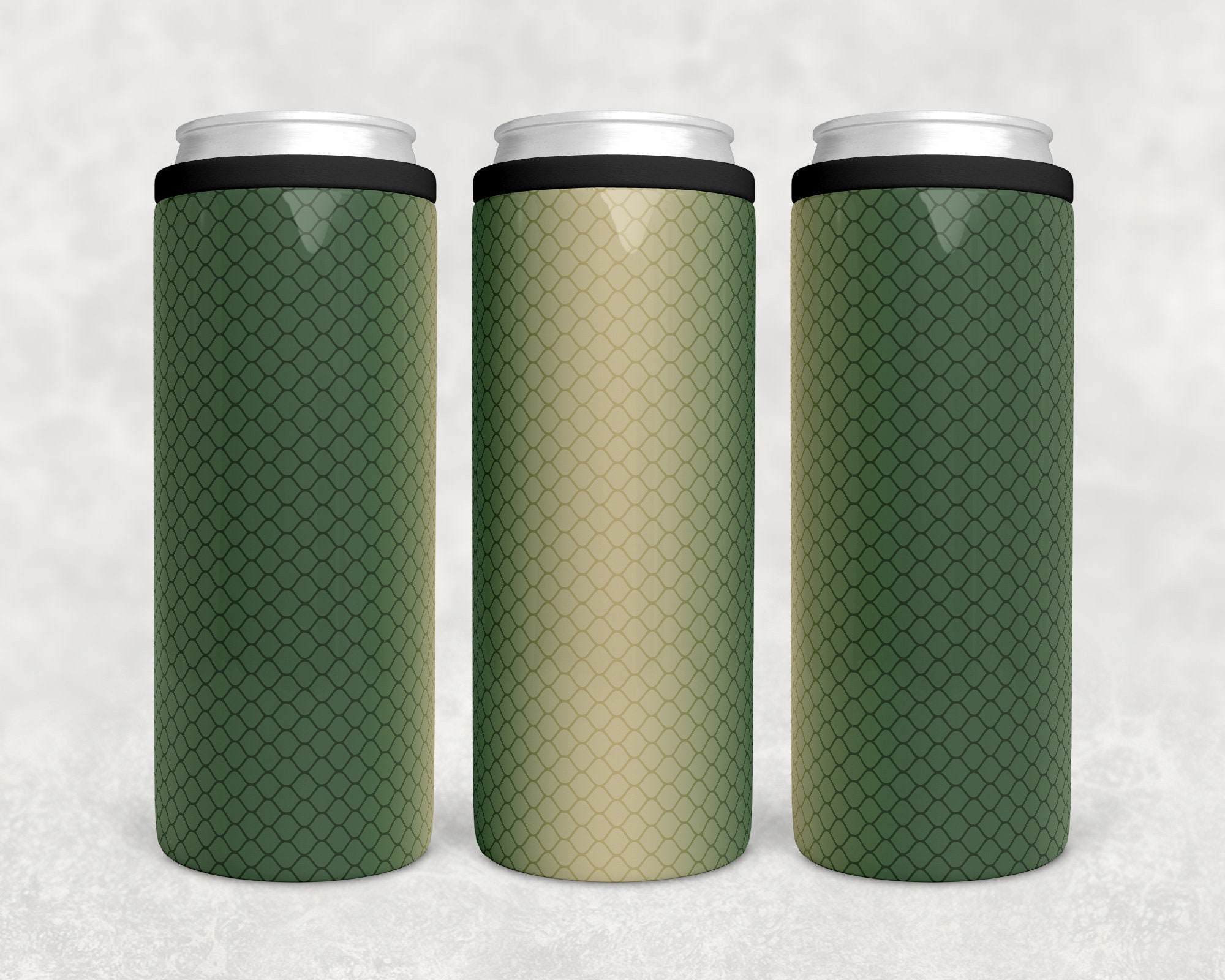 Fishing Lure Green with a cream belly | Personalized Gift | Skinny Can Cooler | Digital Download | Waterslide | Sublimation | png file