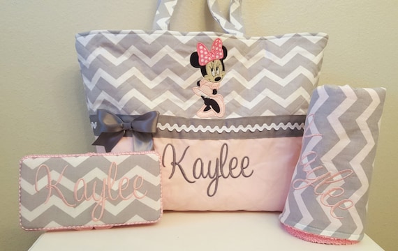personalized minnie mouse diaper bag