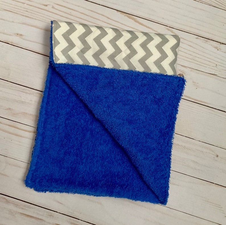Chevron Elephant Travel Wipes Case Blue Baby Boy Etsy