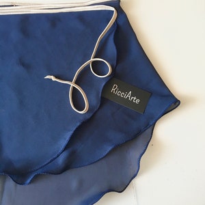 Ballet Skirt Toulipe / Navy & Beige Waist