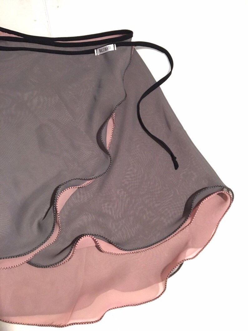 Reversible Skirt Double Layer Medium Length Straight or V Cut Skirt