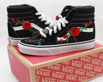 vans platform rose