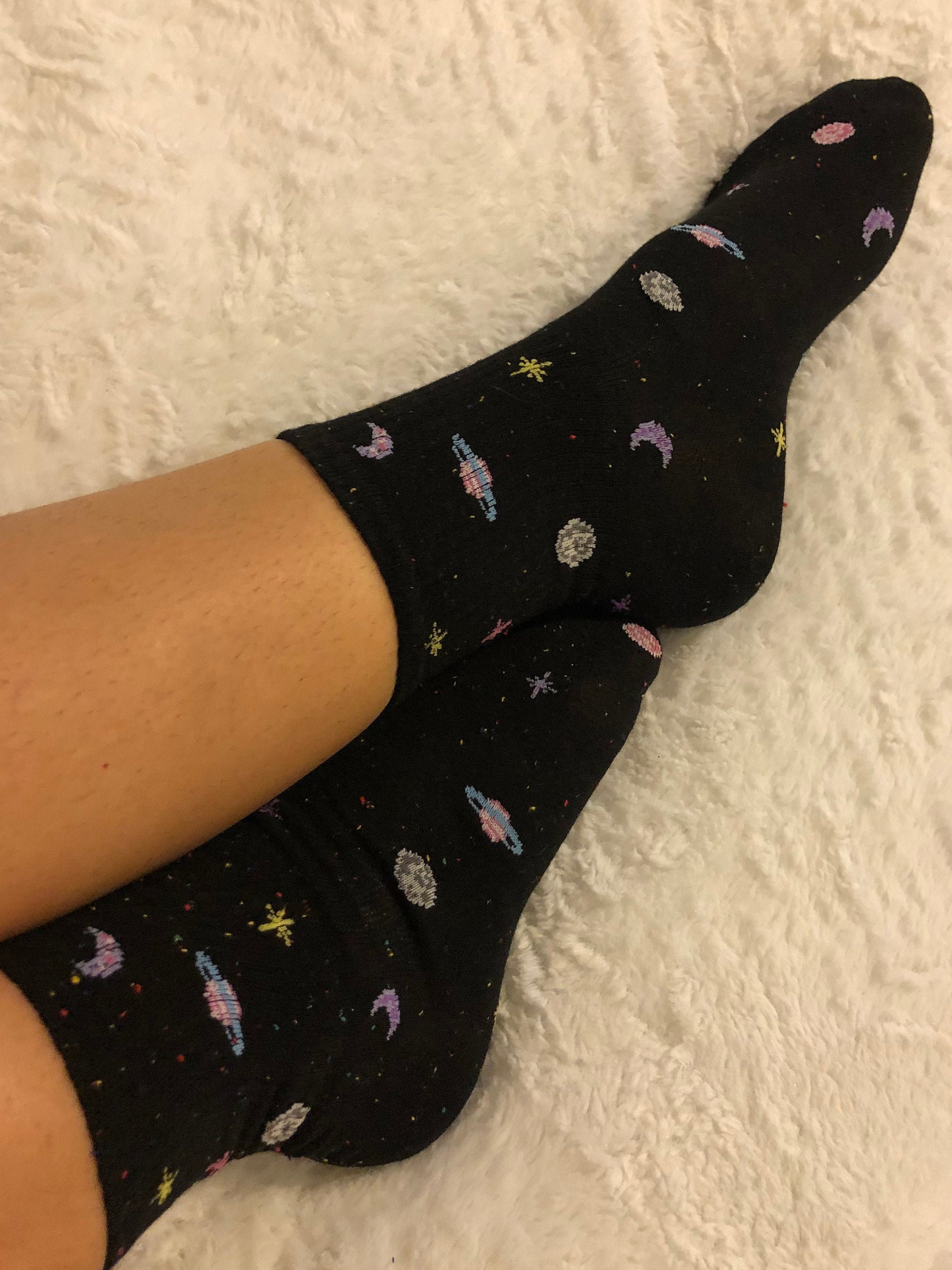 Universe Socks Cute Socks Woman Socks Fetish Socks Cotton - Etsy