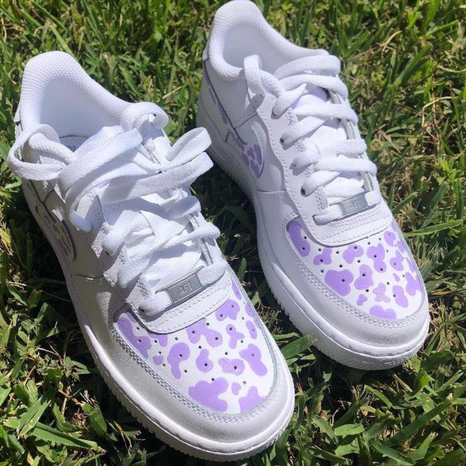 cow print air force 1
