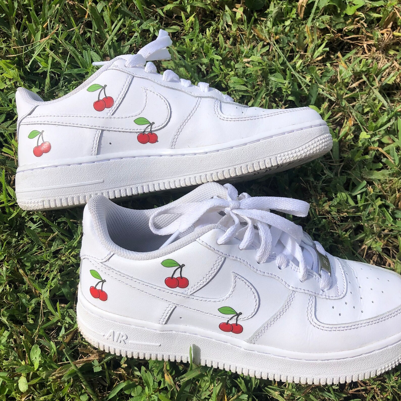 custom air force 1 cherry