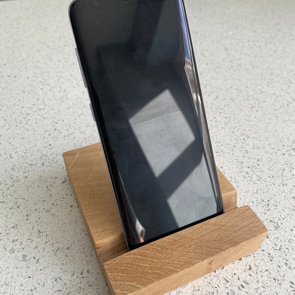 Solid Oak iPad / Tablet / Phone Stand