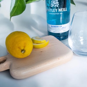 Small Wooden Chopping Board with Handle. Handmade in UK.