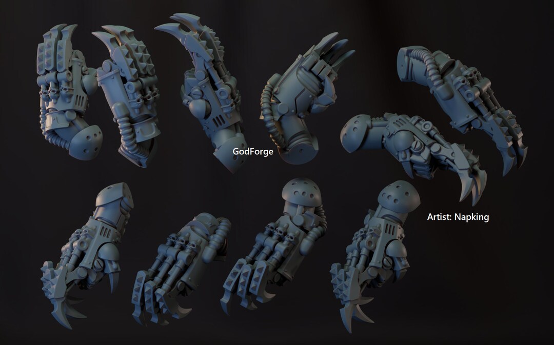 Jack Ripper Claws 5x Sets: Exosuit Hydraulic Ripper Claws - Etsy UK