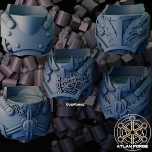 6x Shark Mediator Torsos