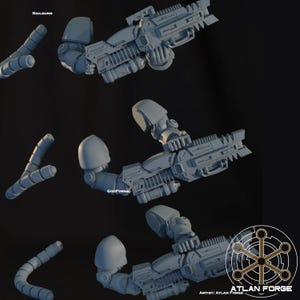 3x Asgardian  Aegis Squad Guns