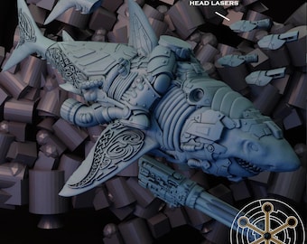 1x Space Shark Rider "Legs"