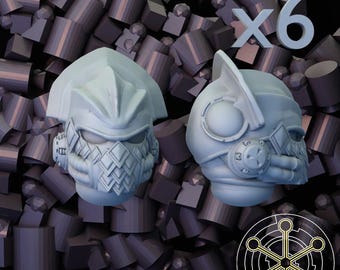 6x Dragon Knight Heads C