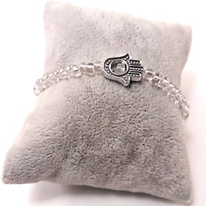 Hamsa, Hand of Fatima, Evil Eye Protection Bracelet