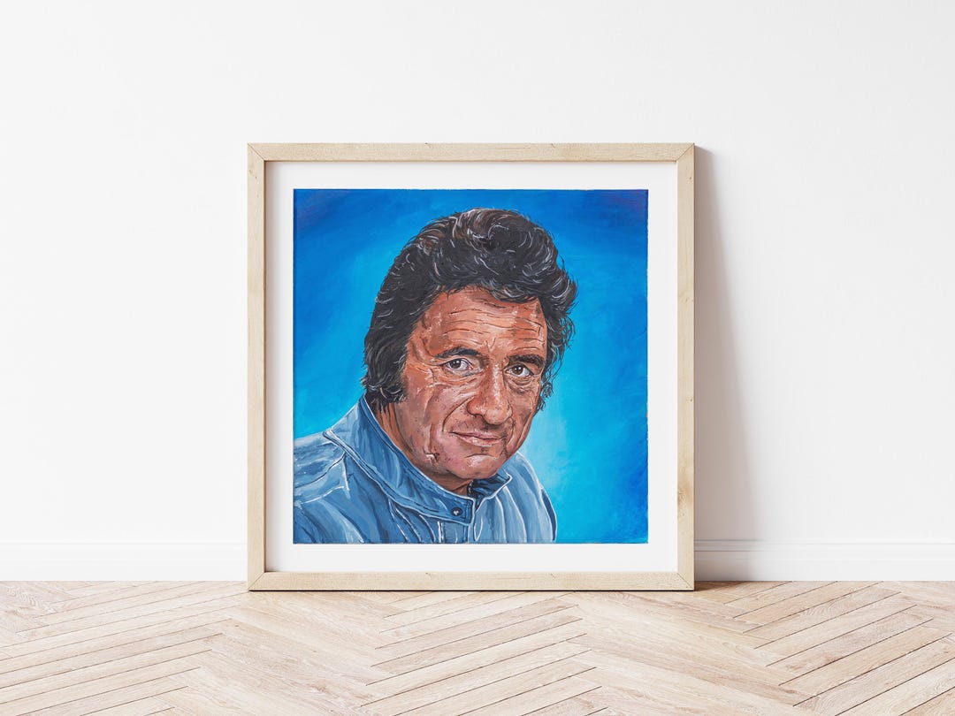 Johnny Cash Fine Art Print: the Man in Black Portrait - Etsy