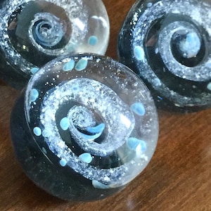 Spheres & Orbs- Custom Handmade Glass Pet Ash Keepsake Tabletop Memorial