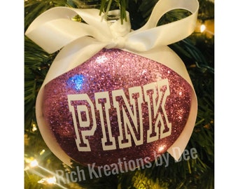 PINK GLITTER ORNAMENT
