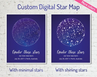 celestial invitation etsy