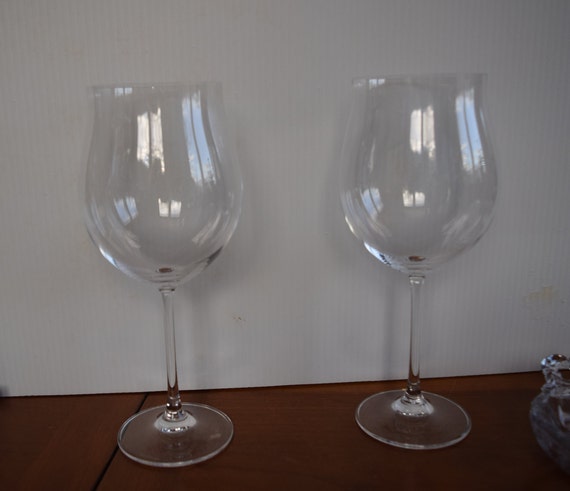 2 Nachtmann Water Red Wine Bordeaux Glasses 10 Etsy