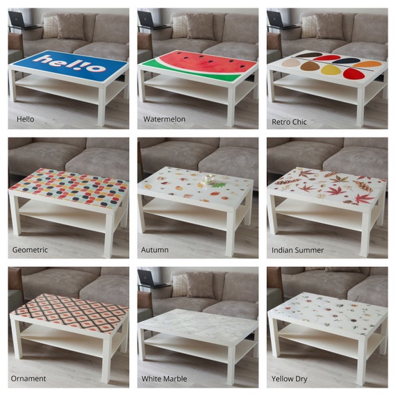 Ikea Lack Table Cover 46 45 X30 7 Printed Pvc Mat Coffee Dining Protector Tablecloth