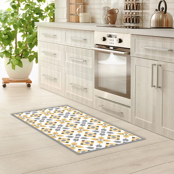 Vinyl Floor Mat Linoleum Rug Pattern Tiles Seamless Vinyl Etsy