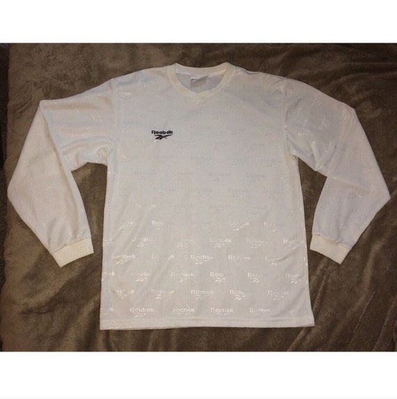Vintage 1990s Reebok long sleeve t-shirt top shir… - image 1