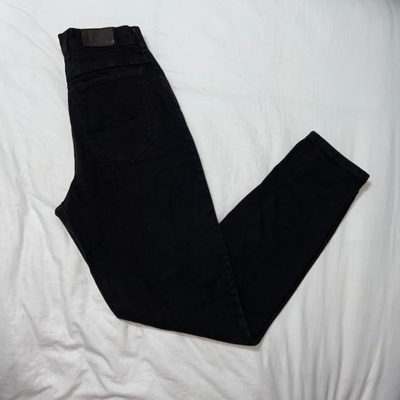 Vintage Lee high waisted mom jeans black jeans den