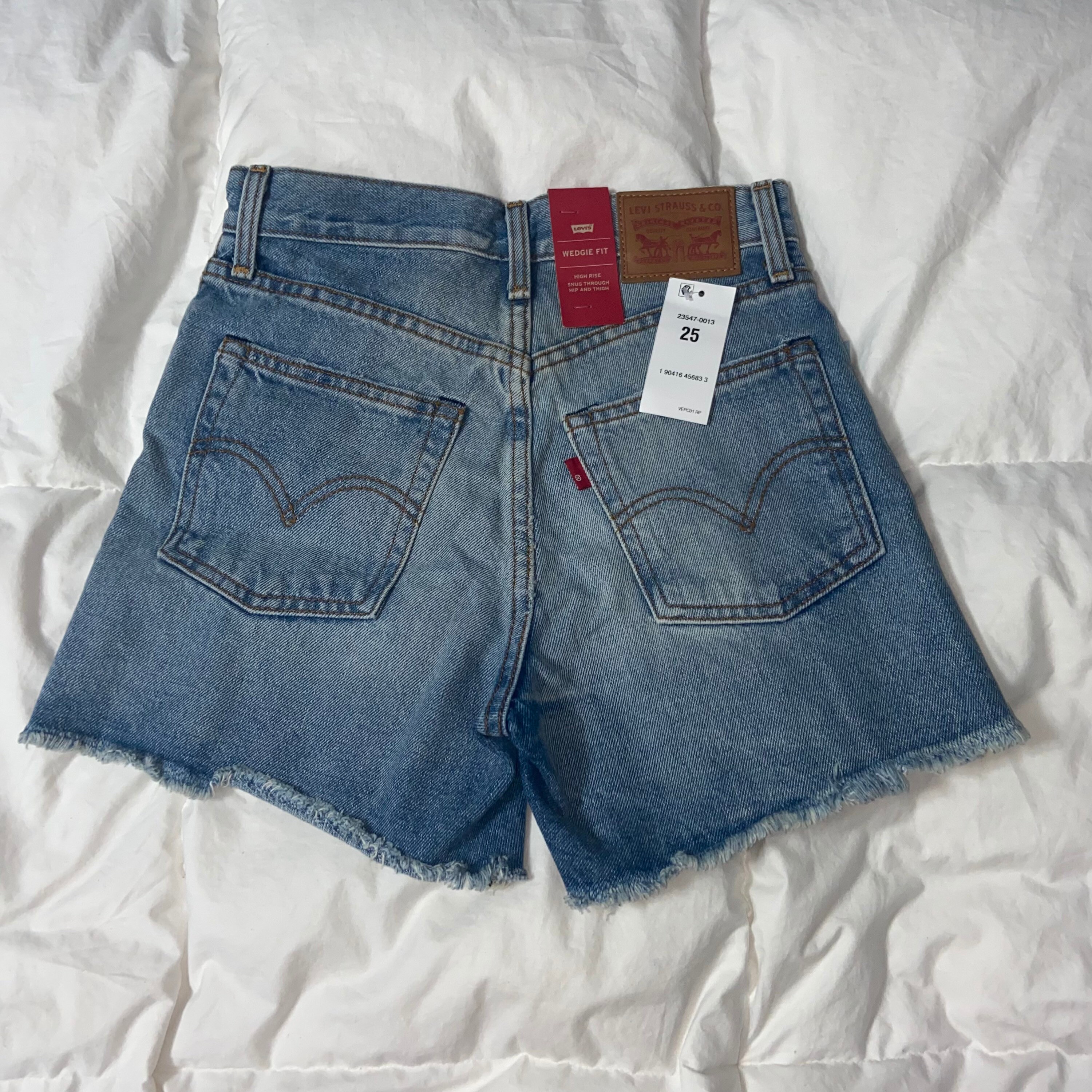 NWT Levis Wedgie Fit High Waisted Jean Shorts Size 25 - Etsy Australia