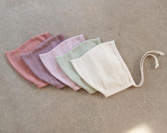Lightweight Cotton Pointelle Pixie Bonnet
