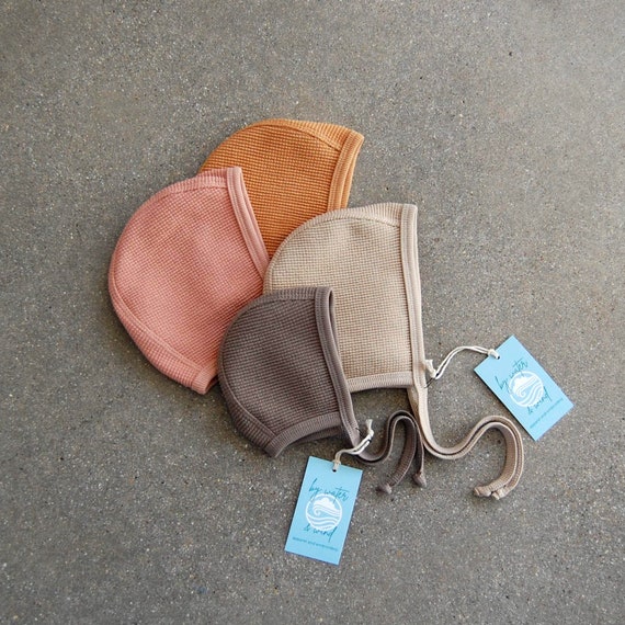 Classic Bonnet Organic Cotton Waffle
