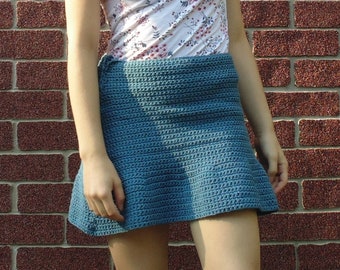 Bluebell skirt /beginner friendly /crochet skirt / circle skirt pattern with a ruffle/ crochet tutorial /skirt for women /PDF file