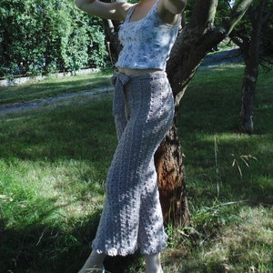 Strand Wave Hose und Shorts / gehäkelte Shorts oder Hose Muster / Boho-Stil Hose / Spitzenhose / Sommerkleidung für Frauen / Strand vertuschen