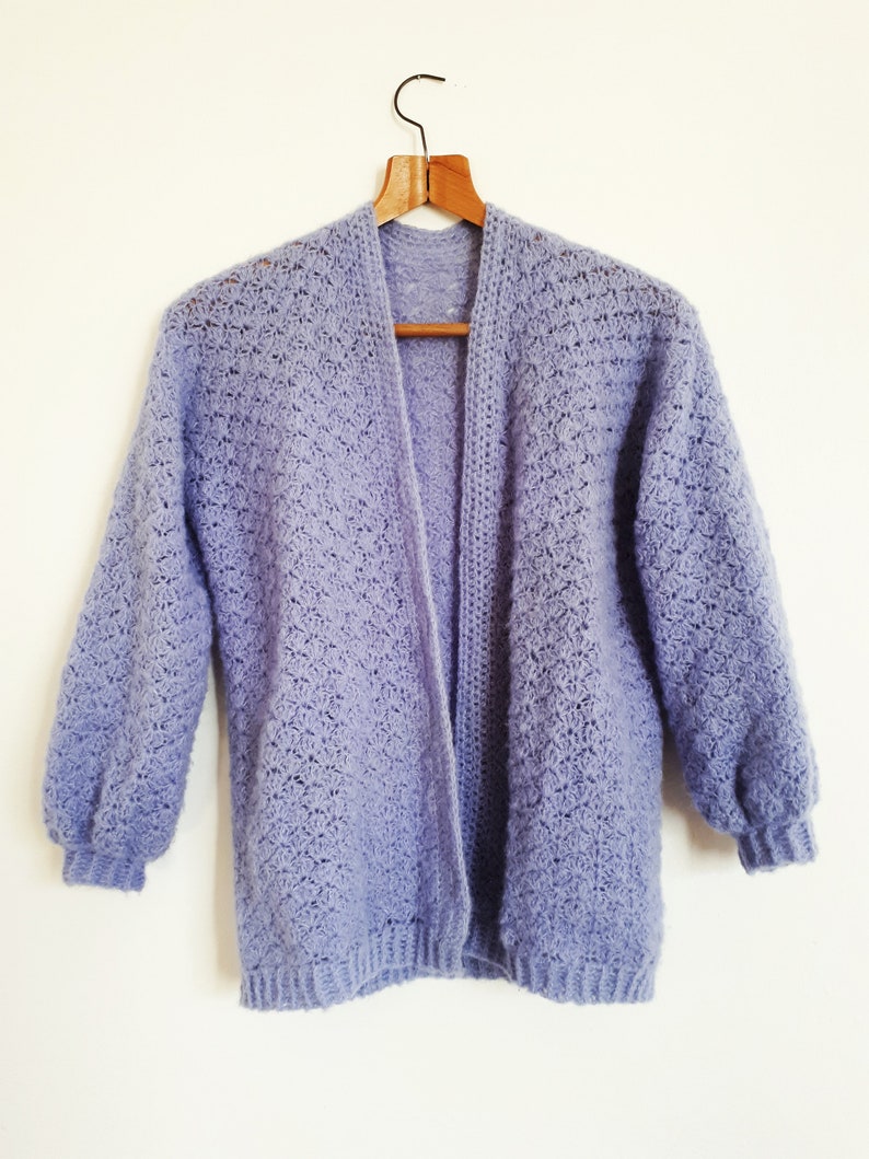 Lilac Cardi / Crochet Pattern / Crochet Cardigan / Lace - Etsy