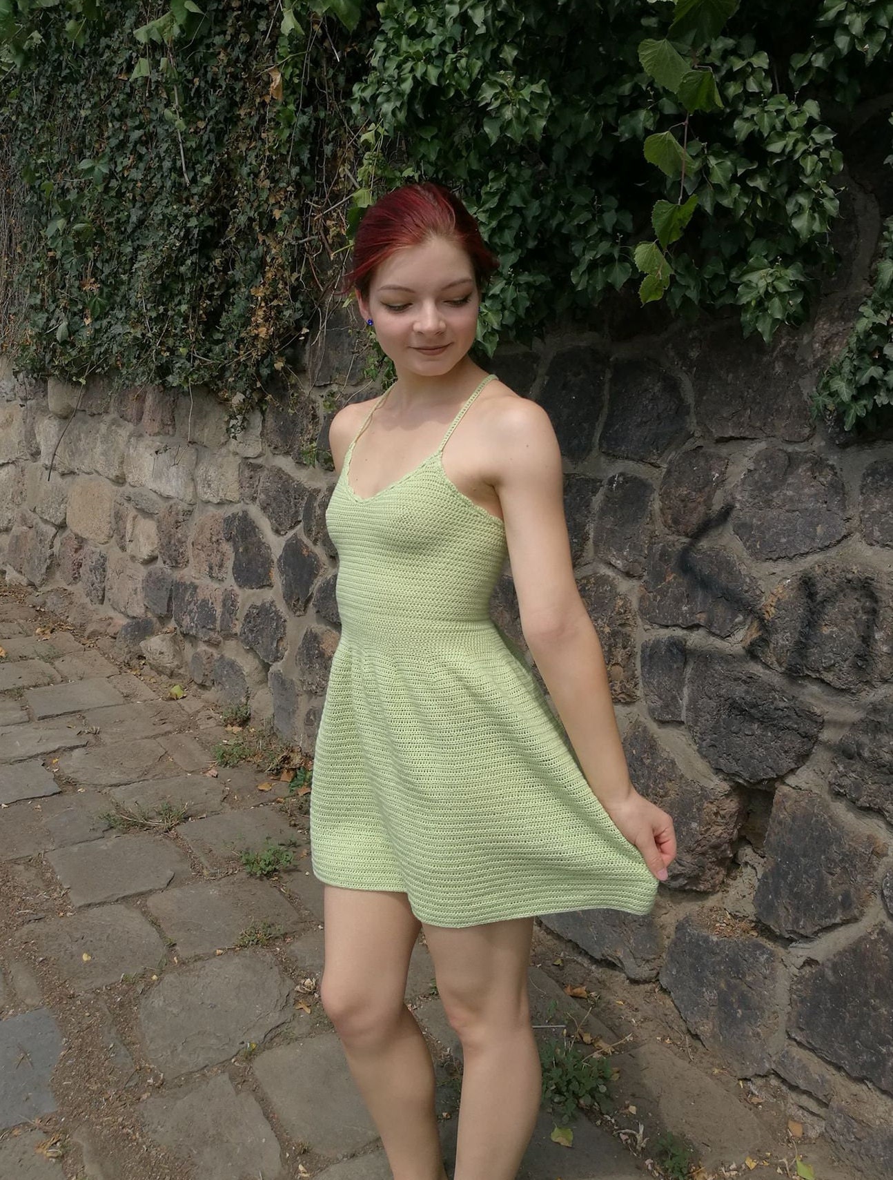 tinkerbell crochet dress Crocheted an adorable Tinkerbell outfit for my daughter! : r/disney