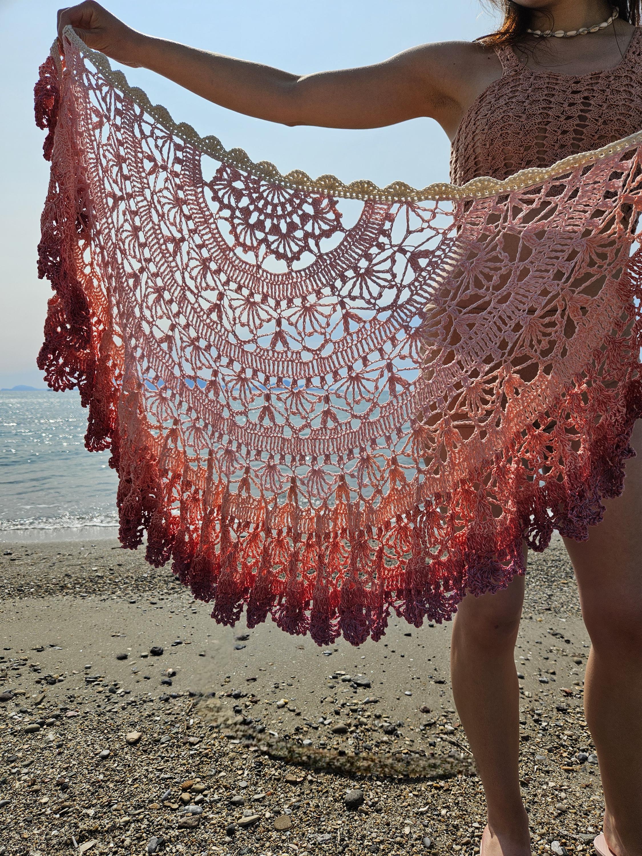 Hibiscus Skirt CROCHET PATTERN / Crocheted Skirt / Circle