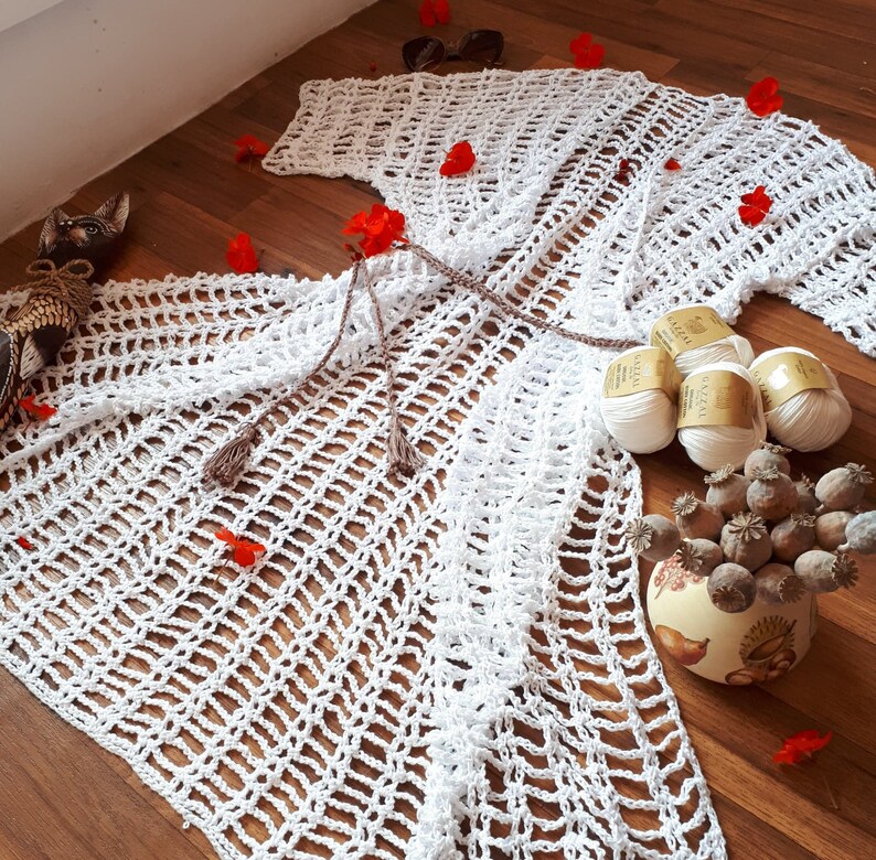 Athenas Kimono / Crochet Kimono Pattern / Crochet Tutorial / Etsy