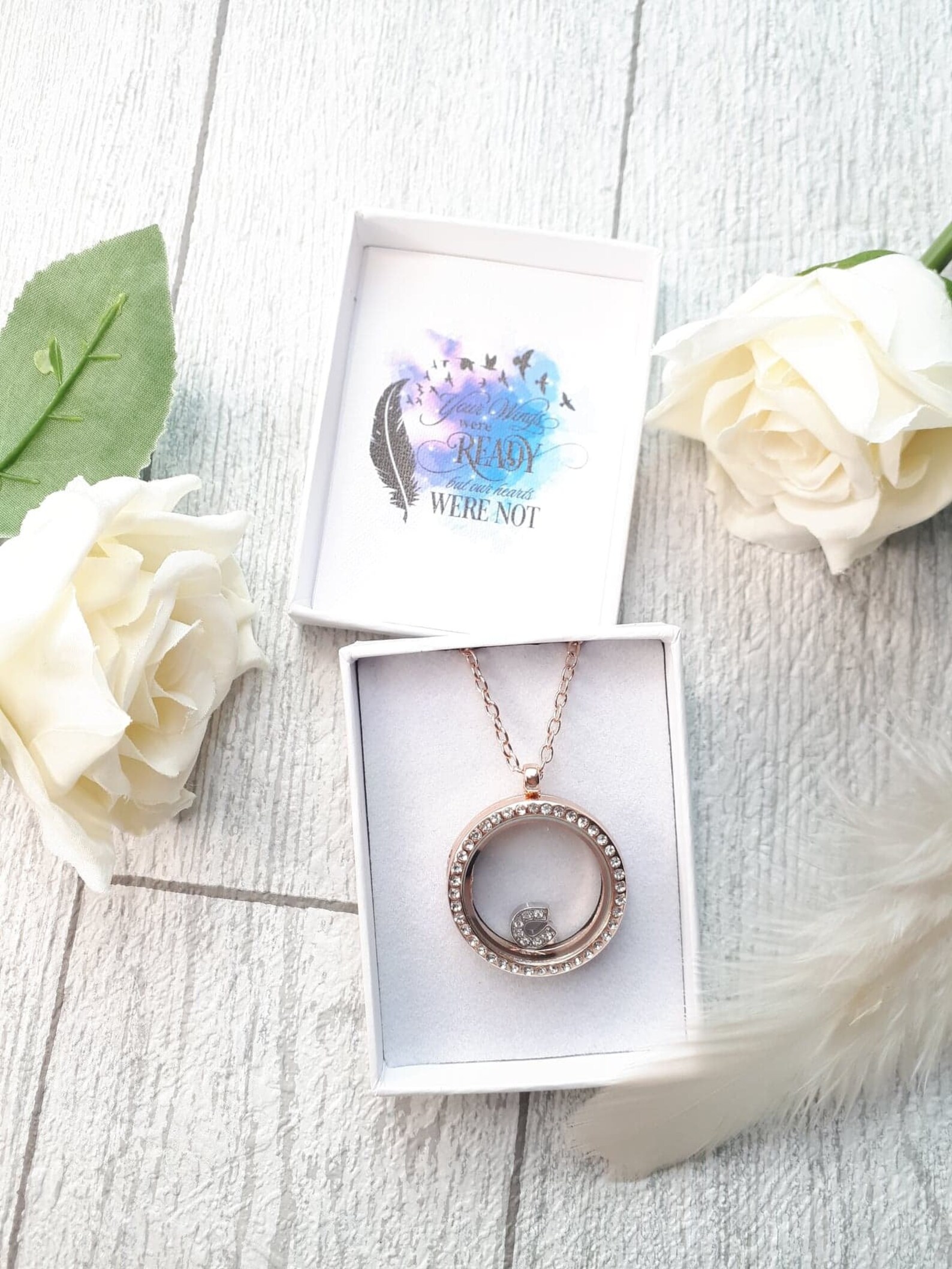 Glass Keepsake Locket Necklace Floating Memory Pet Hair Etsy