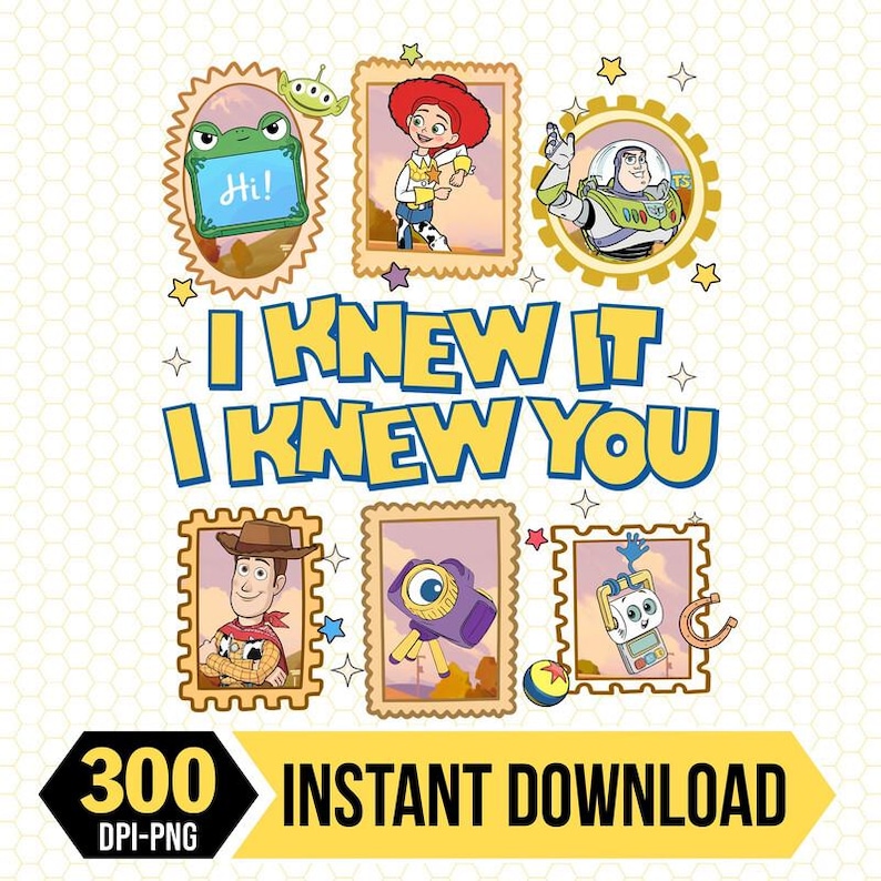 Toy Story Png, I Knew It I Knew You Png, TS and Toy Story 5 Png, Woody Buzz Lightyear Png, You've Got a Friend Png image 1